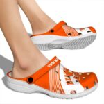 custom sam houston bearkats vibrant dual tone clog best selling