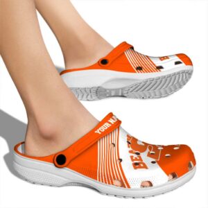 custom sam houston bearkats vibrant dual tone clog fashion forward