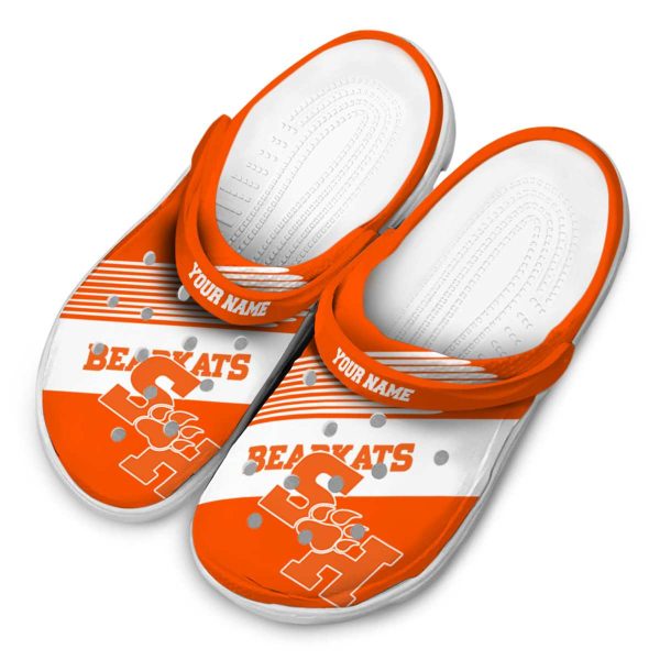 custom sam houston bearkats vibrant dual tone clog latest model