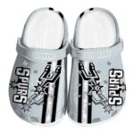 custom san antonio spurs contrasting stripes clog best selling