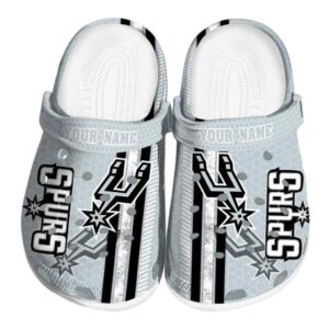 custom san antonio spurs contrasting stripes clog best selling