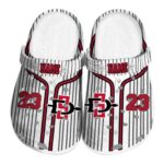 custom san diego state aztecs pinstripe pattern clog best selling
