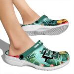custom san diego state aztecs tropical vibes clog best selling
