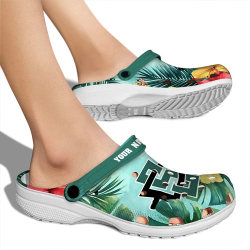 custom san diego state aztecs tropical vibes clog fashion forward