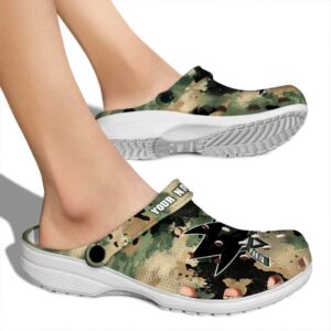 custom san jose sharks camouflage craze clog fashion forward
