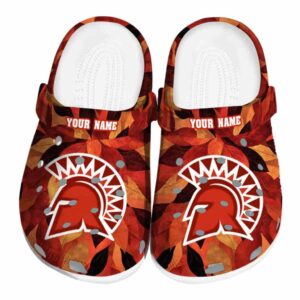 custom san jose state spartans autumn leaves clog best selling
