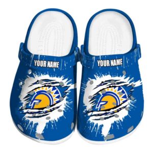 custom san jose state spartans splash motif background clog best selling