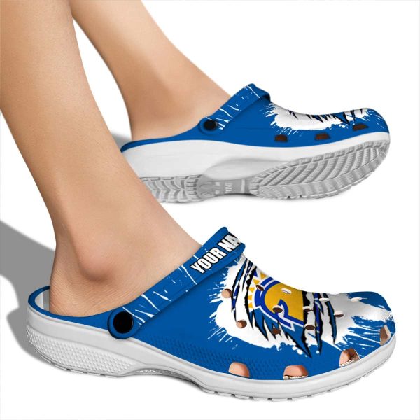 custom san jose state spartans splash motif background clog fashion forward