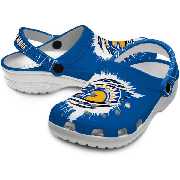 custom san jose state spartans splash motif background clog high quality