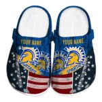 custom san jose state spartans star spangled side pattern clog best selling