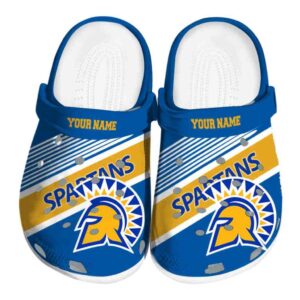custom san jose state spartans vibrant dual tone clog best selling