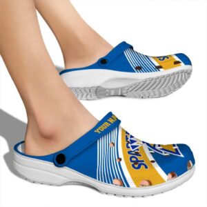 custom san jose state spartans vibrant dual tone clog fashion forward