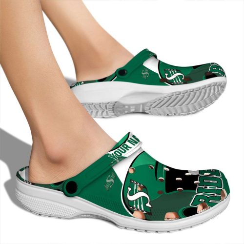 custom saskatchewan roughriders baseball helmet clog fashion forward