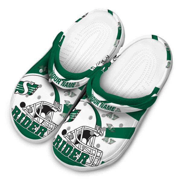 custom saskatchewan roughriders football helmet clog latest model