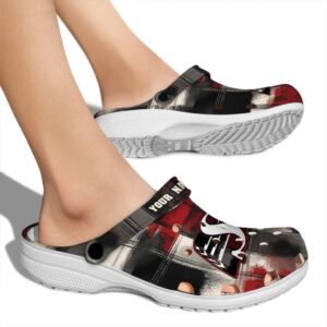 custom saskatchewan roughriders plaid fusion clog fashion forward