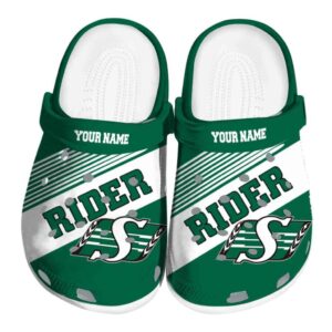 custom saskatchewan roughriders vibrant dual tone clog best selling