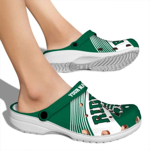 custom saskatchewan roughriders vibrant dual tone clog fashion forward