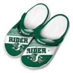 custom saskatchewan roughriders vibrant dual tone clog best selling
