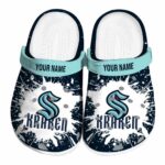 custom seattle kraken splash art clog best selling