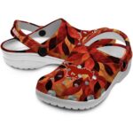 custom smu mustangs autumn leaves clog best selling