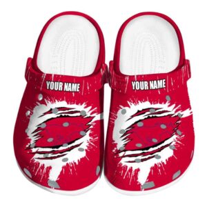 custom smu mustangs splash motif background clog best selling