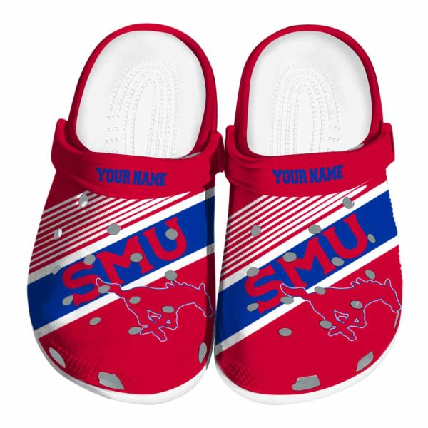 custom smu mustangs vibrant dual tone clog best selling