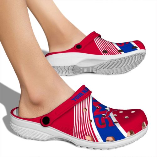 custom smu mustangs vibrant dual tone clog fashion forward
