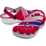 custom smu mustangs vibrant dual tone clog best selling
