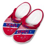 custom smu mustangs vibrant dual tone clog best selling