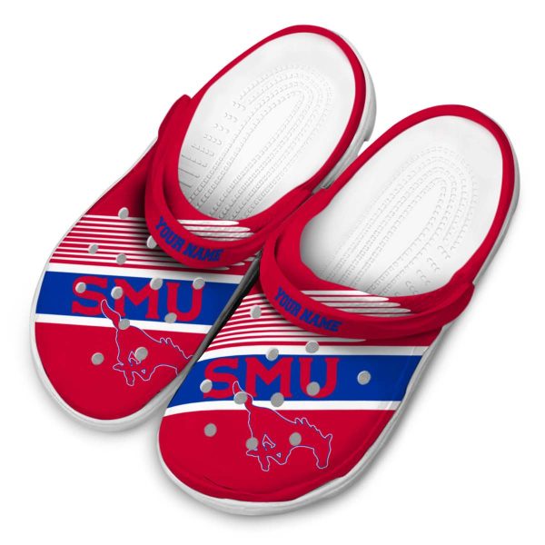 custom smu mustangs vibrant dual tone clog latest model