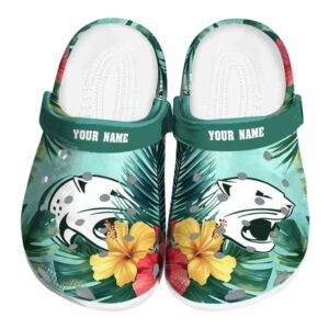 custom south alabama jaguars tropical vibes clog best selling