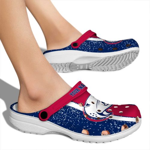 custom south alabama jaguars vertical stripes clog fashion forward