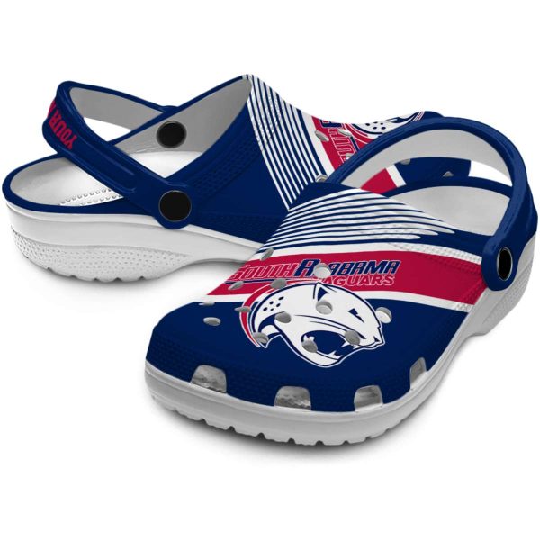 custom south alabama jaguars vibrant dual tone clog high quality