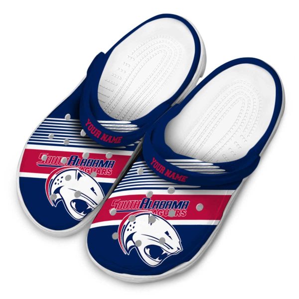 custom south alabama jaguars vibrant dual tone clog latest model