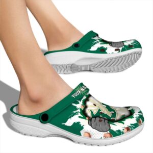 custom south florida bulls gripping hand clog fashion forward