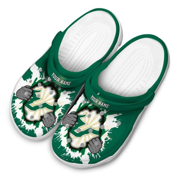 custom south florida bulls gripping hand clog latest model