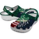 custom charlotte 49ers splash motif background clog best selling