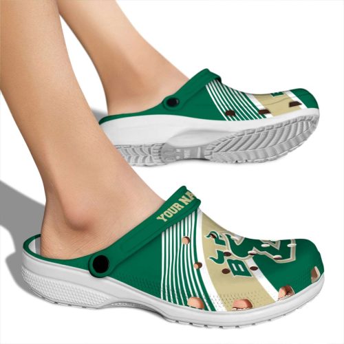 custom south florida bulls vibrant dual tone clog fashion forward