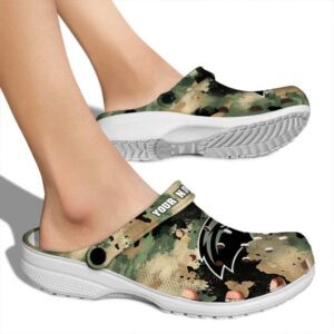 custom southern miss golden eagles camouflage craze clog fashion forward