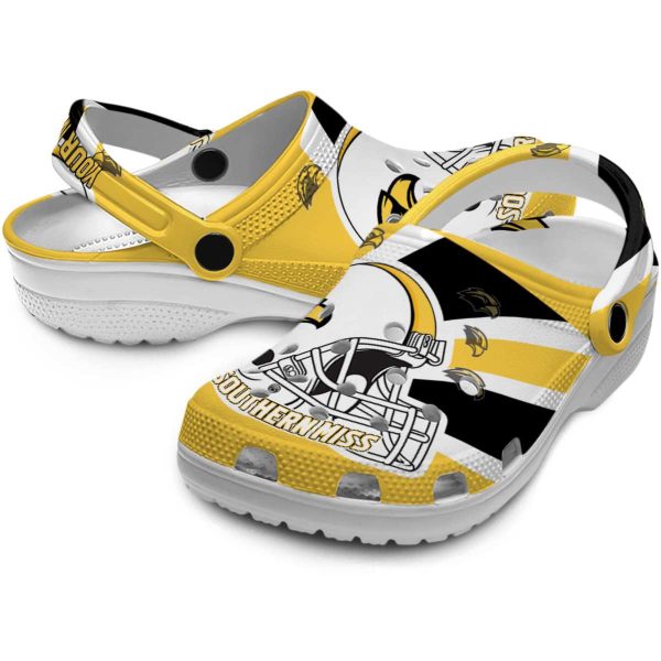 custom southern miss golden eagles football helmet clog high quality