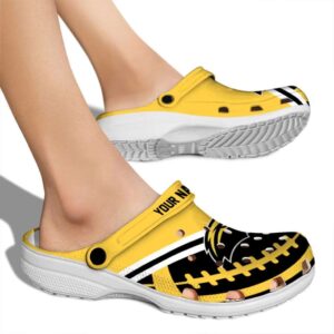 custom southern miss golden eagles football motif clog fashion forward