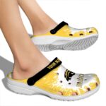 custom southern miss golden eagles splash art clog best selling