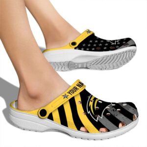 custom southern miss golden eagles star spangled graphic clog fashion forward