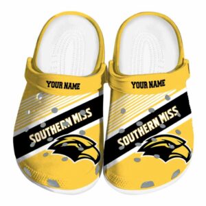 custom southern miss golden eagles vibrant dual tone clog best selling