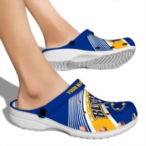 custom st louis blues vibrant dual tone clog fashion forward