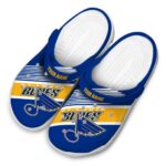 custom st louis blues vibrant dual tone clog best selling