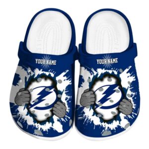 custom tampa bay lightning gripping hand clog best selling