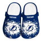 custom tampa bay lightning splatter background clog best selling