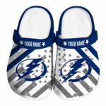 custom tampa bay lightning star spangled graphic clog best selling
