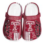 custom temple owls contrasting stripes clog best selling